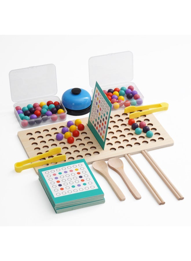 Children's Concentration Hand-Eye Coordination Training Clip Beans Beads Chopsticks Practice Boys and Girls Baby Early Education Toys
